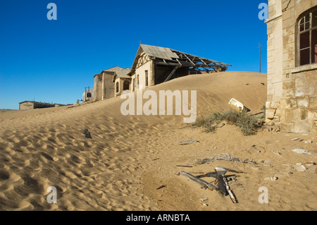 Kolmanskop, Ghost Town, former Diamond Mines, Namibia, South-West-Africa, Africa Stock Photo