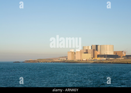 Wylfa Nuclear Power Station, Anglesey, Wales Stock Photo