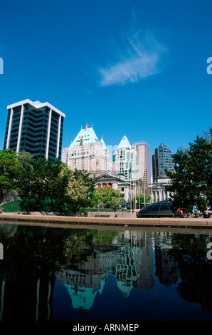 view from law courts to Georgia Hotel and Art Gallery, Vancouver ...