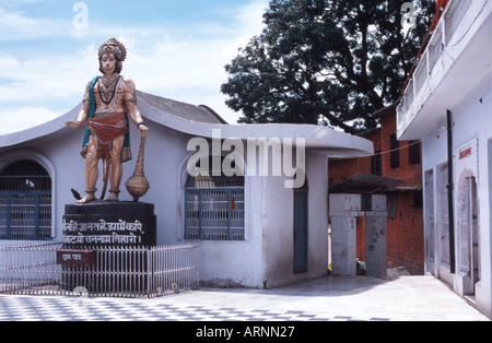 Statue at Chamunda Devi Temple Dharamsala Area Himachal Pradesh India Stock Photo