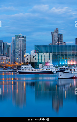 Vancouver Convention Center, False Creek, Vancouver, British Columbia, Canada. Stock Photo