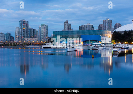 Vancouver Convention Center, False Creek, Vancouver, British Columbia, Canada. Stock Photo