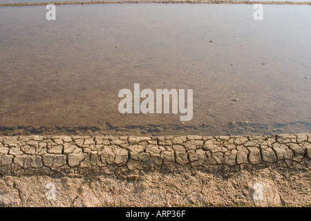 saltpans Stock Photo