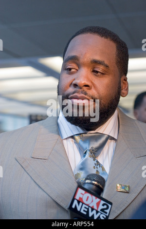 Detroit Mayor Kwame Kilpatrick Stock Photo