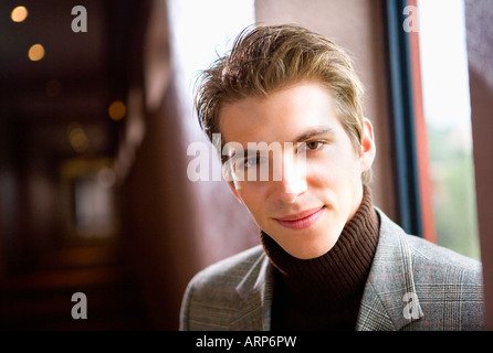 Portrait young businessman Stock Photo