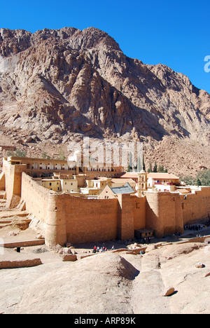 St.Catherines Monastery and Mount Sinai, Sinai Peninsula, Republic of Egypt Stock Photo