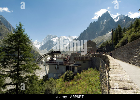 Les Grandes Jorasses. Montenvers. French Alps. Rhône Alpes. Haute Savoie. France Stock Photo