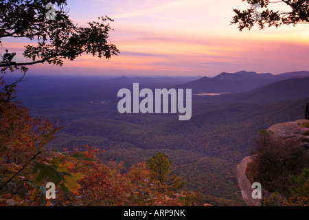 Sunset, Caesars Head State Park, Cleveland, South Carolina, USA Stock Photo