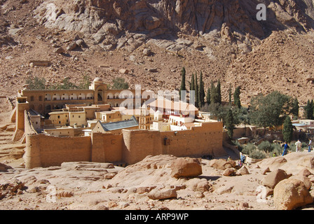 St.Catherines Monastery and Mount Sinai, Sinai Peninsula, Republic of Egypt Stock Photo