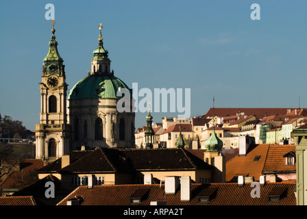 St Nicholas Church, Prague, Czech Republic Stock Photo