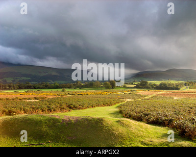 Brecon Beacons ,South Wales UK..Photograph taken near the National Park Mountain Centre.Libanus Stock Photo