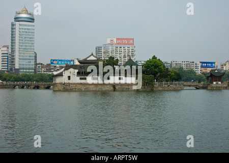 Yanshui Pavilion Jiujiang Jiangxi Province China Stock Photo