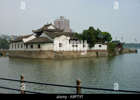 Yanshui Pavilion Jiujiang Jiangxi Province China Stock Photo