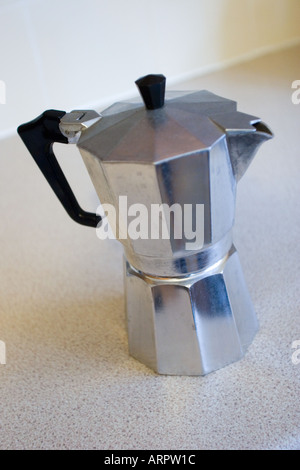 Cooker Stove top coffee maker Stock Photo