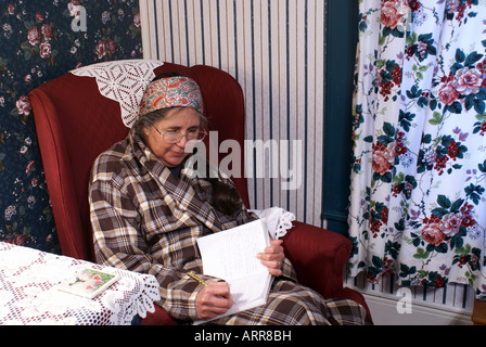 Writing Memoirs Stock Photo