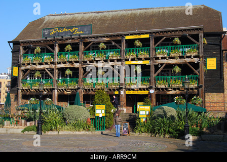 The Dicken's Inn, St Katharine Docks, Tower Hamlets, London, England, United Kingdom Stock Photo