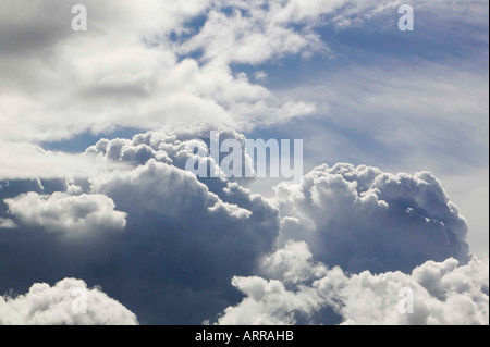 Cumulo nimbus clouds over Ambleside, cumbria, UK Stock Photo