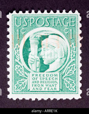 Us postage 1c hi res stock photography and images Alamy