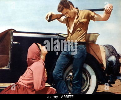 GIANT 1956 film with Elizabeth Taylor and James Dean this is the so called crucifix scene Stock Photo