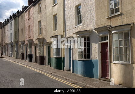 Castle Terrace Chepstow Monmouthshire Wales Stock Photo