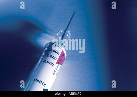 Hypodermic syringe Stock Photo