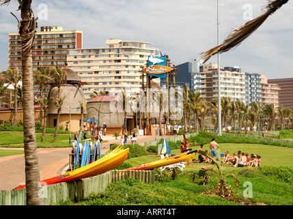 Entrance to the uShaka Marine World amusement park in Durban, Kwazulu ...