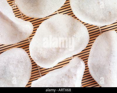 PRAWN CRACKERS Stock Photo