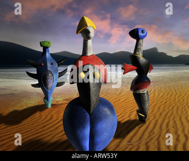 CORPORATE ART: Three Graces Stock Photo
