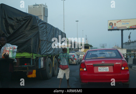 Nigeria: the wealthy moved to the new capital Abuja: Lagos has become poor Stock Photo