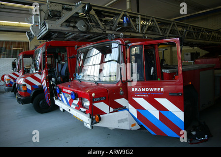 Emergency services: firemen Stock Photo