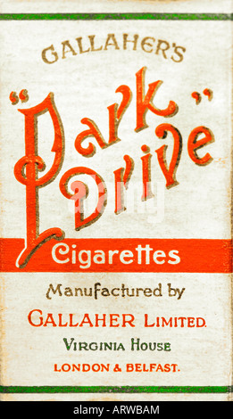 Packet of Park Drive cigarettes Stock Photo - Alamy