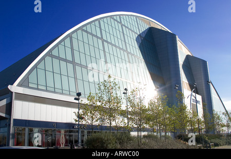 Xscape Indoor Skiing & Entertainment Complex - Milton Keynes - Buckinghamshire. Stock Photo