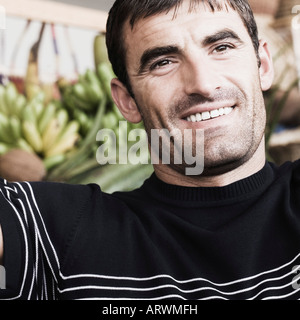 Close-up of a mid adult man smiling Stock Photo