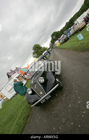 Austin black American car old classic history vehicle vintage antipodes symbol collector age golden motoring transport Stock Photo