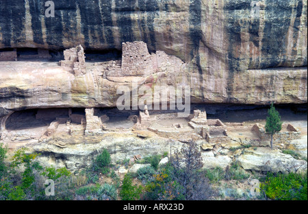 The Fire Temple in Fewkes Canyon at Mesa Verde National Park Colorado USA Stock Photo