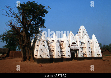 Larabanga mosque one of oldest in West Africa Damongo Northern Ghana Stock Photo