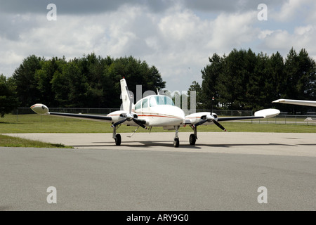 Cessna 162 twin-engined civil aircraft. Stock Photo