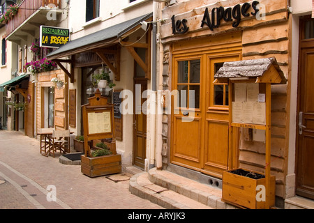 shops Villard de lans vercors region the alps france 2006 Stock Photo