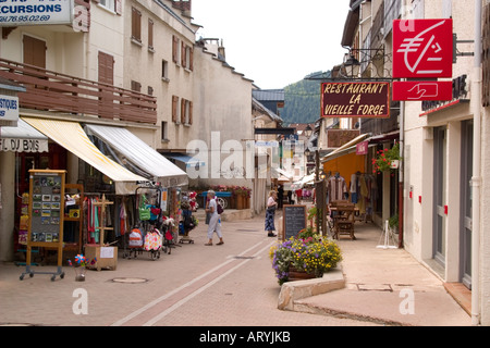 shops Villard de lans vercors region the alps france 2006 Stock Photo