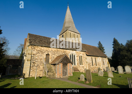 St James Church Shere Surrey UK Stock Photo