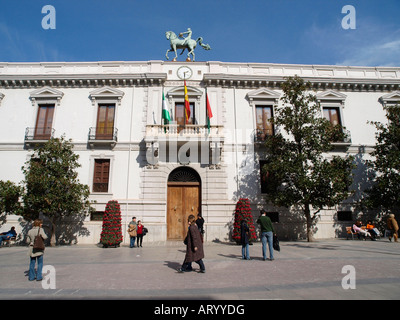 Granada Town Hall Plaza Del Carmen Andalusia, Spain Stock Photo