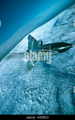 Tornado jet aircraft flying at high altitude Stock Photo