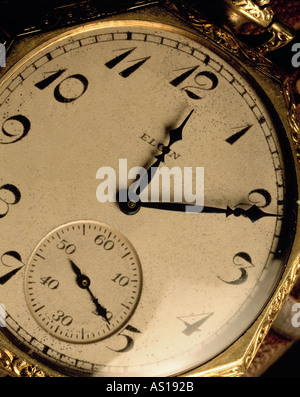 Antique pocket watch Keeping accurate time Stock Photo