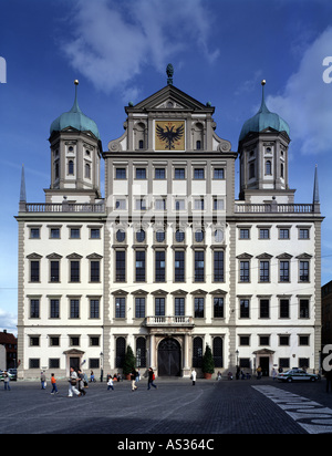 Augsburg, Rathaus, Westansicht Stock Photo