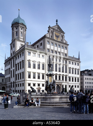 Augsburg, Rathaus, Westansicht Stock Photo