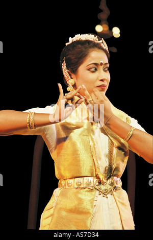 Indian Folk Dancer Student Of Ghanakanta Bora, Performing A Solo
