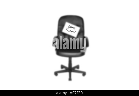 Fishing chair gone fishing hi-res stock photography and images - Alamy