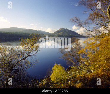 Loch Laggan Kinhlochlaggan Badenoch and Strathspey Inverness-shire  Scottish Highlands Region GPLM 1141 Stock Photo