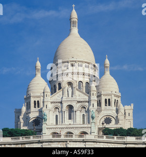 Sacre Coeur Sacred Heart Church in Paris France Stock Photo