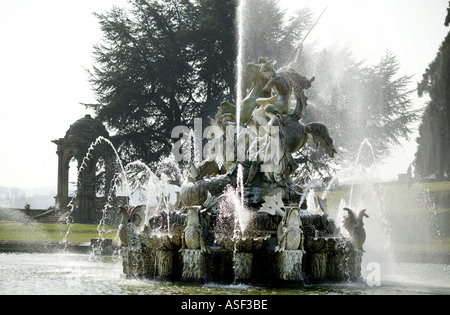 The Perseus and Andromeda fountain at Witley Court Worcestershire UK Stock Photo